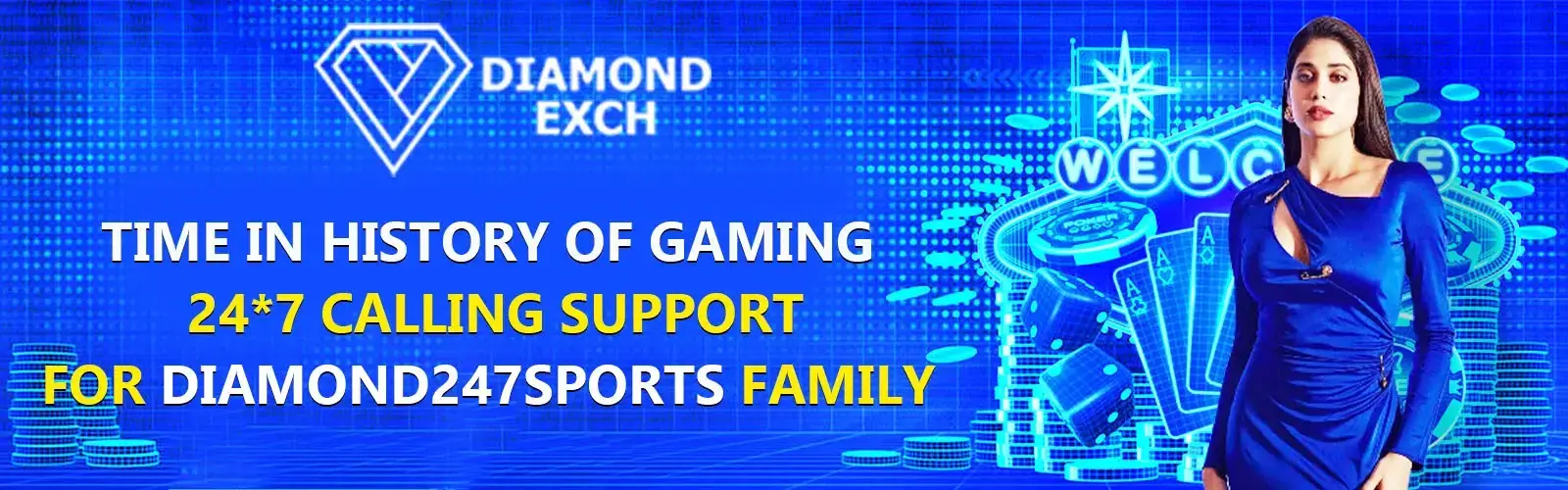 24*7 calling support at diamond247sports